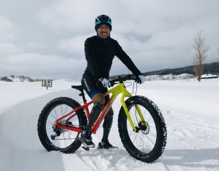 冬の自転車の楽しさを教えていただきました