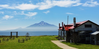 礼文島の絶景 ！北のカナリアパークから望む利尻富士