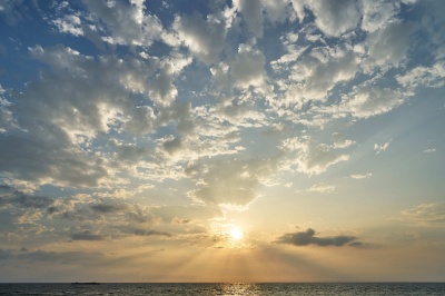 ノシャップ岬の夕日